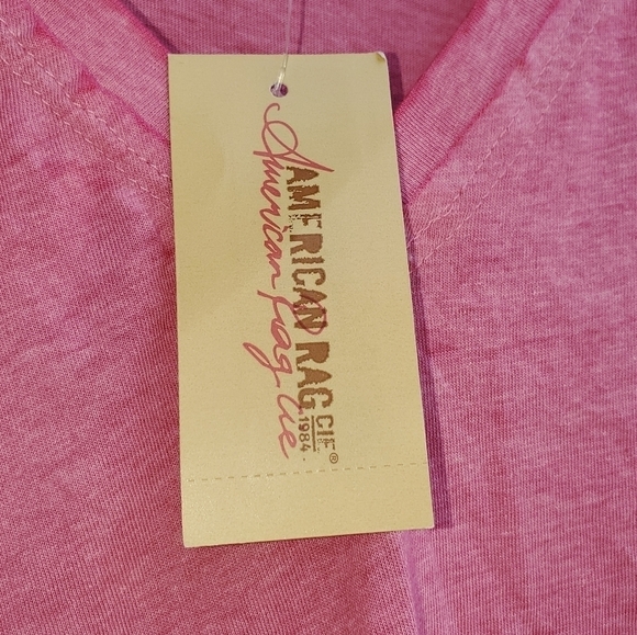 Knot Front Long Sleeve Pink Top NWT Small - Picture 4 of 7